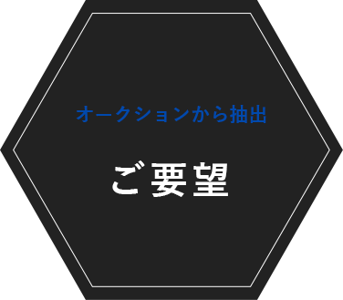 オークションから抽出 ご要望